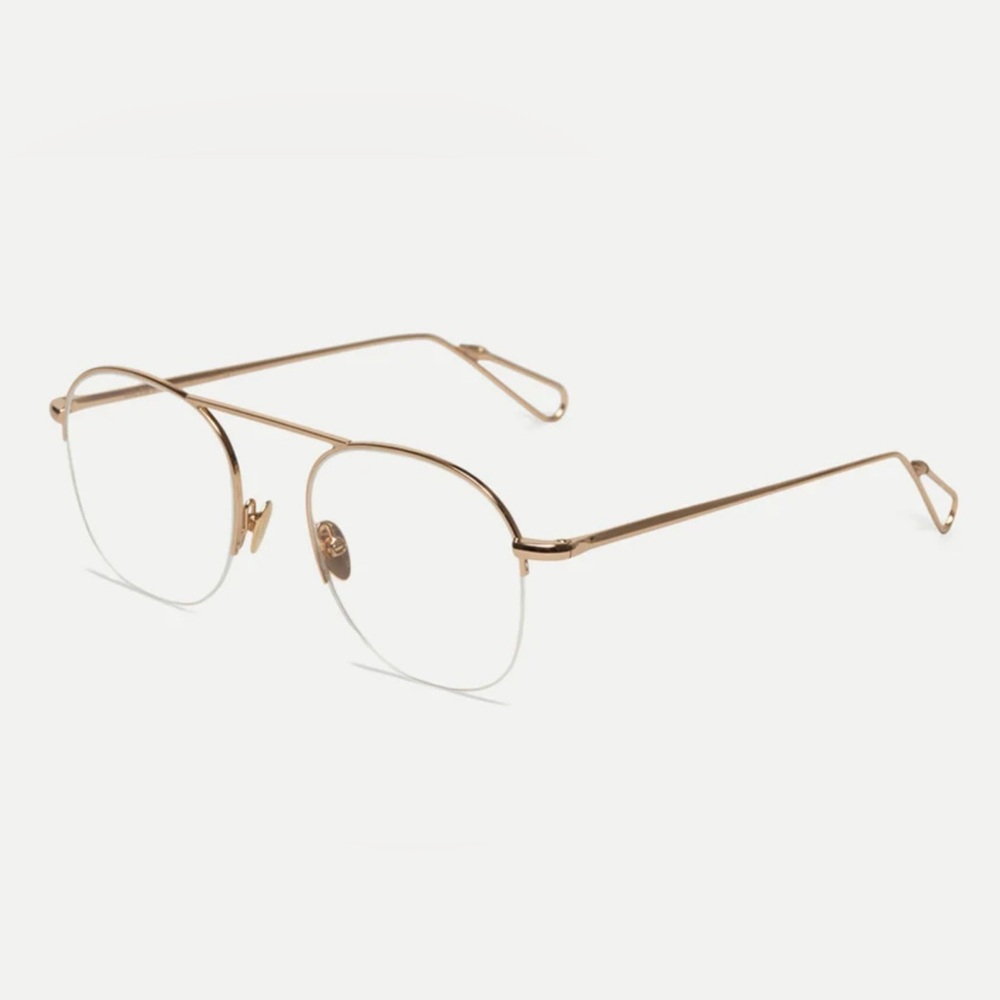 Ahlem Place Saint Sulpice Champagne Gold eyeglass frames preowned